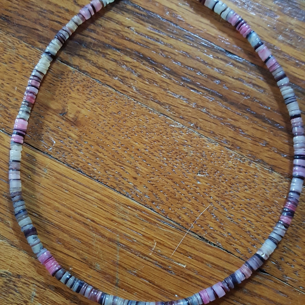 Glass bead necklace